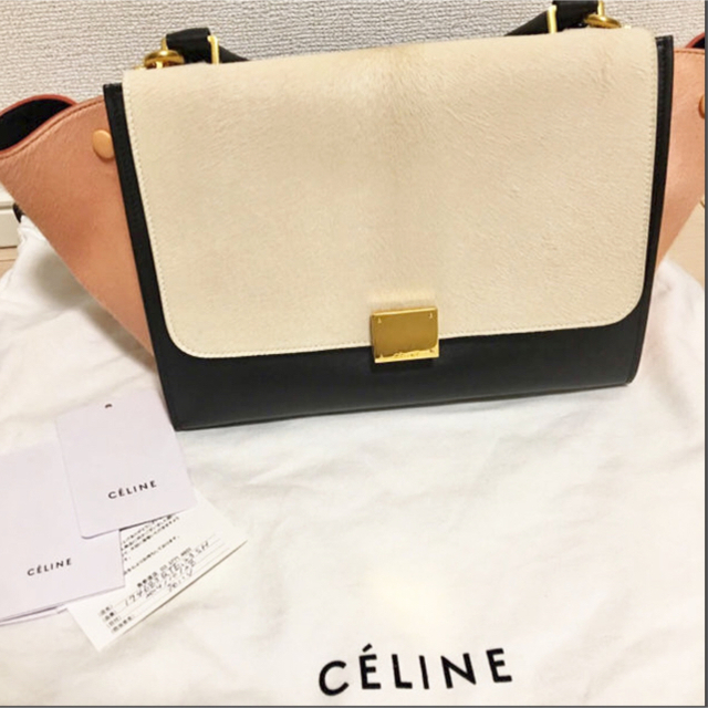 ハンドバッグ【値下げ】Celine セリーヌ　トラペーズ　バック　美品