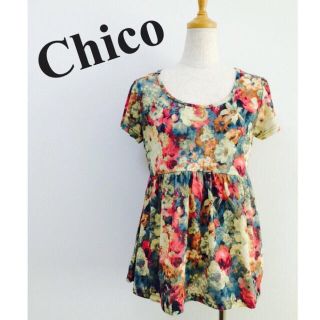 フーズフーチコ(who's who Chico)のChico◎ペプラムトップス(Tシャツ(半袖/袖なし))