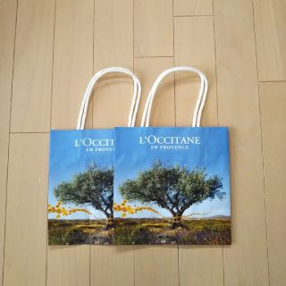 ロクシタン(L'OCCITANE)の【L'OCCITANE】ギフト袋 小 2枚セット(ショップ袋)