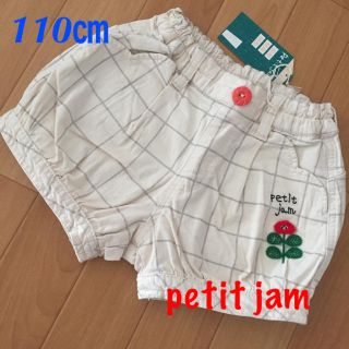 プチジャム(Petit jam)の新品 お花のまあるいショートパンツ 110㎝(パンツ/スパッツ)