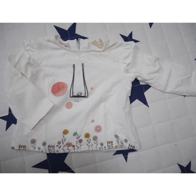 ZARA KIDS(ザラキッズ)のロンT にゃんさん専用 購入確約済み キッズ/ベビー/マタニティのベビー服(~85cm)(Ｔシャツ)の商品写真