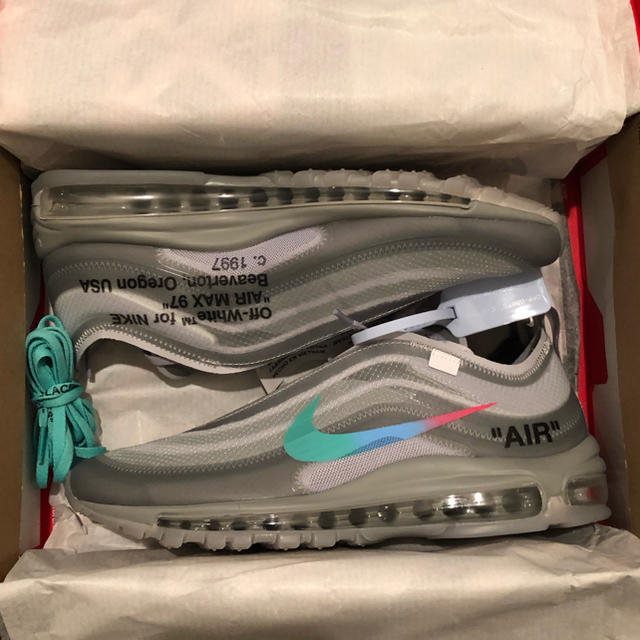 NIKE(ナイキ)の27.5 AIR MAX 97 エアマックス97 オフホワ OFF WHITE  メンズの靴/シューズ(スニーカー)の商品写真