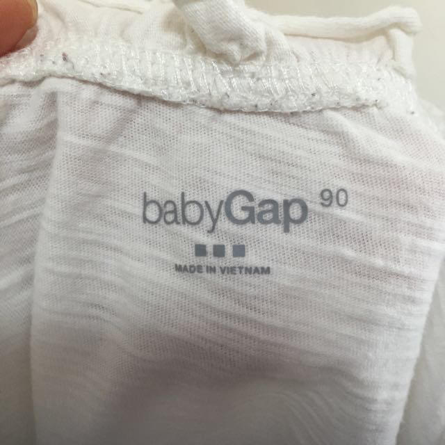 babyGAP(ベビーギャップ)のアイスとリボンのTシャツ キッズ/ベビー/マタニティのキッズ服女の子用(90cm~)(Tシャツ/カットソー)の商品写真