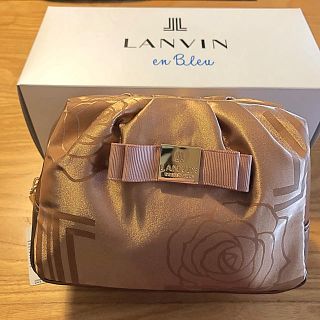 ランバンオンブルー(LANVIN en Bleu)のポーチ   ❤️新品❤️(ポーチ)