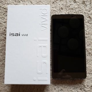 エルジーエレクトロニクス(LG Electronics)のisai vivid シャンパンゴールド［LGV32］au本体美品(スマートフォン本体)