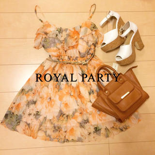 ロイヤルパーティー(ROYAL PARTY)のROYAL PARTY ベルト付ワンピ(ミニワンピース)