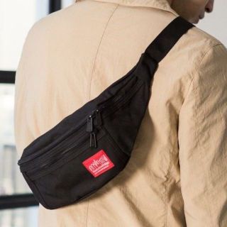 マンハッタンポーテージ(Manhattan Portage)の新品 マンハッタンポーテージ ボディバッグ 黒 ウエストバッグ バッグ ナイロン(ボディバッグ/ウエストポーチ)