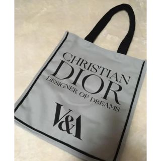 クリスチャンディオール(Christian Dior)のクリスチャンディオール エコバッグ V&A グレー(トートバッグ)