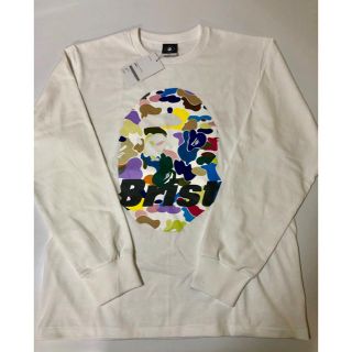 エフシーアールビー(F.C.R.B.)のBAPE x FCRB L/S APE HEAD TEE(Tシャツ/カットソー(七分/長袖))