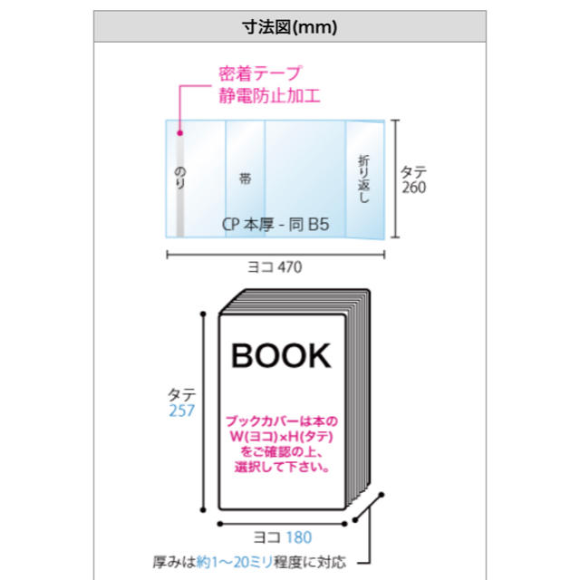 クリアブックカバー B5サイズ 10枚セット エンタメ/ホビーの同人誌(一般)の商品写真