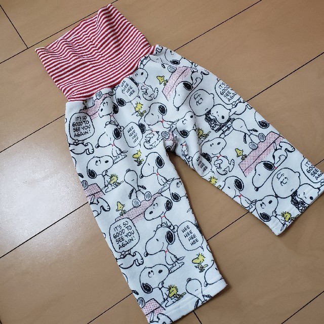 SNOOPY(スヌーピー)のスヌーピー 80 パジャマ キッズ/ベビー/マタニティのベビー服(~85cm)(パジャマ)の商品写真