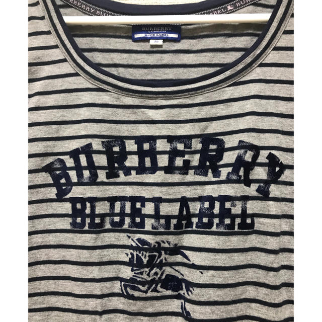 BURBERRY BLUE LABEL(バーバリーブルーレーベル)のバーバリーブルーレーベルTシャツワンピM レディースのトップス(Tシャツ(長袖/七分))の商品写真