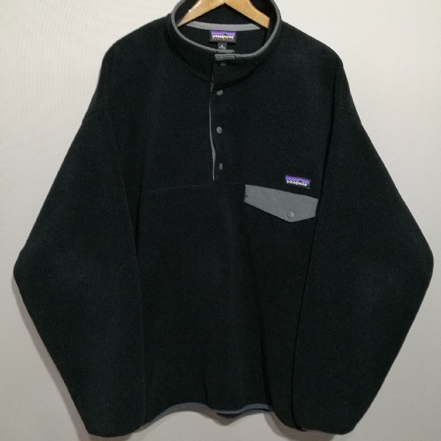 【希少】Patagonia パタゴニア スナップT ブラック XL シンチラPatagonia