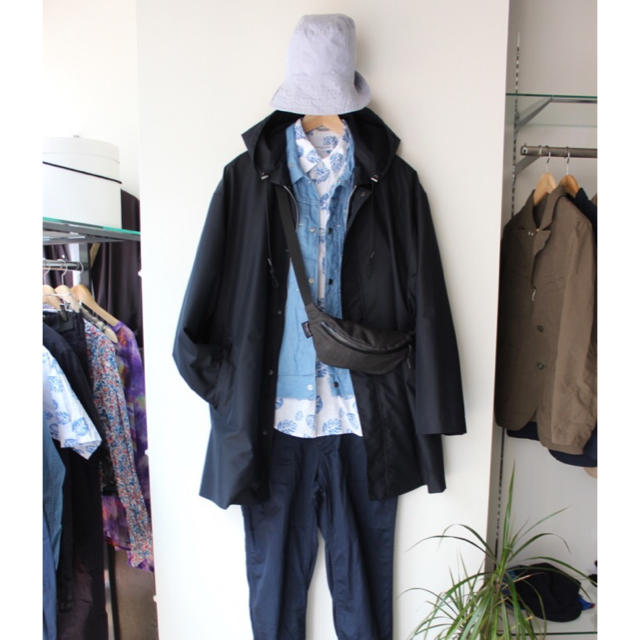 国内企業販売 AURALEE オーラリー FINX POLYESTER HOODED COAT メンズ