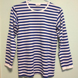 マリメッコ(marimekko)のmarimekko ボーダーTシャツ(Tシャツ(長袖/七分))