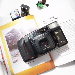 コニカミノルタ(KONICA MINOLTA)の実写/電池/F込!　FUJI　TELE　CARDIA　SUPER　　送料込(フィルムカメラ)