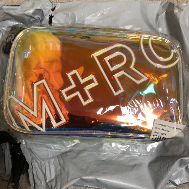 M+RC NOIR OVERDUE RAINBOW PVC BELT BAG