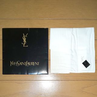 サンローラン(Saint Laurent)のイブサンローラン YSL 白 慶弔用 ハンカチ(ハンカチ)