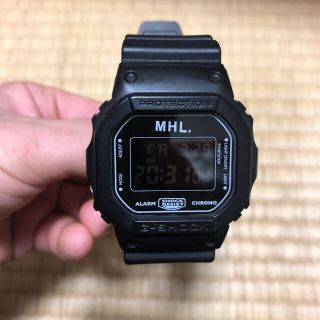 マーガレットハウエル(MARGARET HOWELL)のMHL × G-SHOCK 黒(腕時計(デジタル))