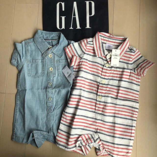 新おまとめ専用！品☆baby GAP☆動物 クジラ ロンパース カバーオール 1