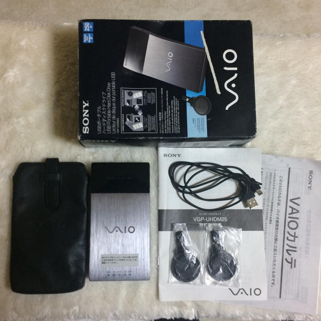 【SONY VAIO】ポータブルハードディスク