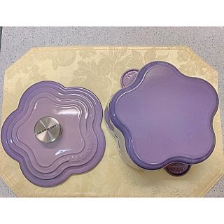 ルクルーゼ(LE CREUSET)のル・クルーゼ ココットフルール 20㎝(鍋/フライパン)