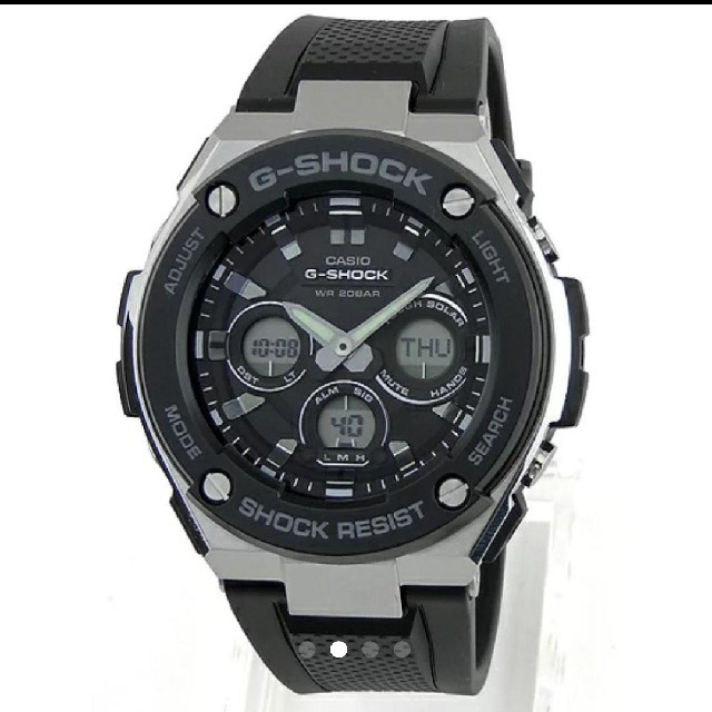 G-SHOCK(ジーショック)の【HAL様専用】新品未使用 Ｇショック Ｇスチール GST-W300-1-AJF メンズの時計(腕時計(デジタル))の商品写真