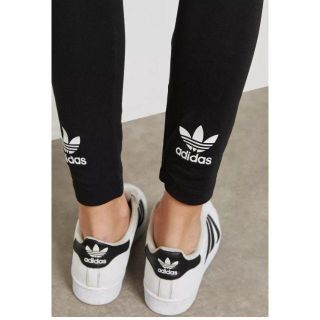 アディダス(adidas)のadidas originals アディダス ロゴ レギンス ブラック(レギンス/スパッツ)