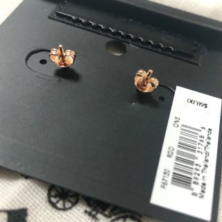 COACH - 【新品】COACH コーチ ピアス【ハート:ローズゴールド】の通販