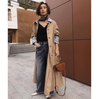 アメリヴィンテージ(Ameri VINTAGE)のAmeri VINTAGE 【DENIM BALMACAAN COAT】(トレンチコート)