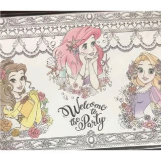 ディズニー(Disney)の大人の塗り絵⌘新品⌘ディズニープリンセス 塗って遊べるポストカード 4柄各1枚(キャラクターグッズ)