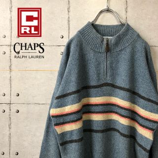 チャップス(CHAPS)の【あかり様専用】 ラルフローレン チャップス マルチボーダー ハーフジップ(ニット/セーター)