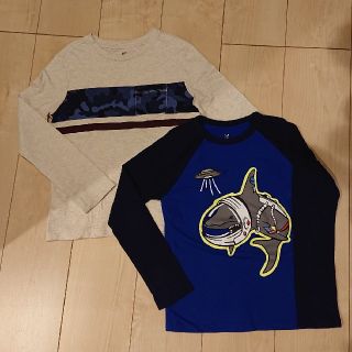 ギャップキッズ(GAP Kids)の男の子用 GAP ﾛﾝT 120 2枚ｾｯﾄ(Tシャツ/カットソー)