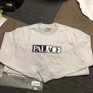 シュプリーム(Supreme)のPALACE トレーナー グレーxl(スウェット)