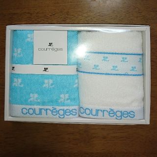 クレージュ(Courreges)のcourreges タオル2枚セット 新品未使用 クレージュ (タオル/バス用品)