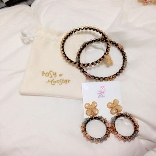 ピアスブレスレットセット(ピアス)