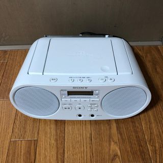 ソニー(SONY)のソニー SONY CDラジオ ZS-S40 : FM/AM対応 ホワイト(ラジオ)