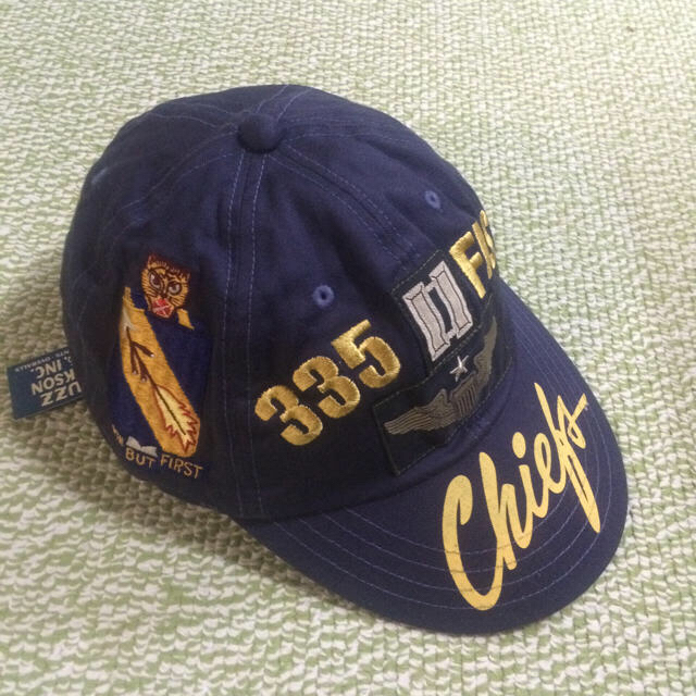 Buzz Rickson's(バズリクソンズ)のバズリクソンズ 335 FIS キャップ ネイビー フリーサイズ タグ付き メンズの帽子(キャップ)の商品写真
