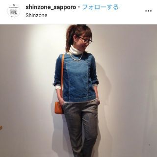 シンゾーン(Shinzone)のシンゾーン:デニム切り替えブラウス(シャツ/ブラウス(長袖/七分))