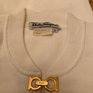 サルヴァトーレフェラガモ(Salvatore Ferragamo)のTanchi I 様専用★フェラガモ ニットワンピース＆ショルダーバック(ひざ丈ワンピース)