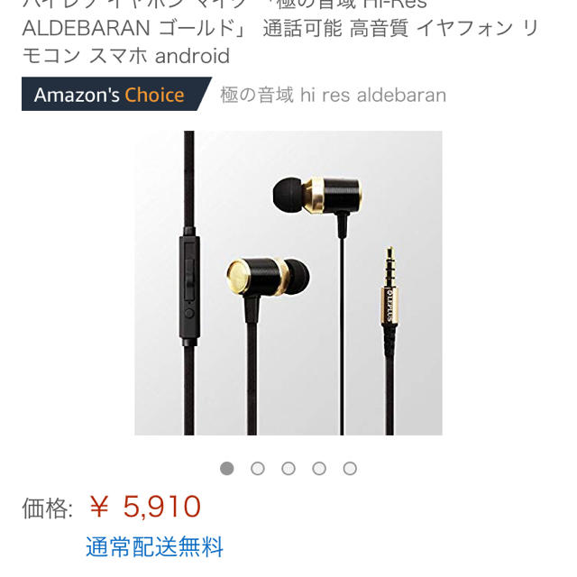 極みの音域 新品 ハイレゾ イヤホン