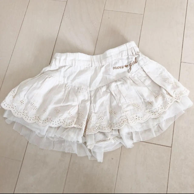 NOU ショートパンツ キュロット スカート キッズ/ベビー/マタニティのキッズ服女の子用(90cm~)(パンツ/スパッツ)の商品写真