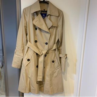 バーバリーブルーレーベル(BURBERRY BLUE LABEL)の【バーバリーブルーレーベル】チェック裏地トレンチコート 美品(トレンチコート)