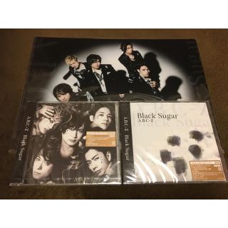 エービーシーズィー(A.B.C-Z)のA.B.C-Z Black Sugar 初回限定盤B&通常盤&クリアファイル(ポップス/ロック(邦楽))