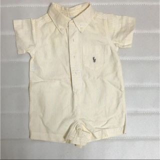 ラルフローレン(Ralph Lauren)のラルフローレン ストライプ シャツロンパース(ロンパース)