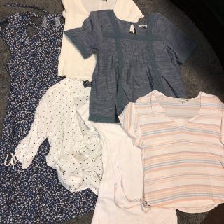 アバクロンビーアンドフィッチ(Abercrombie&Fitch)のアメリカンイーグルアバクロンビー&フィッチホリスター春夏6枚セット(シャツ/ブラウス(長袖/七分))