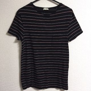 サンローラン(Saint Laurent)のSAINT LAURENT PARIS サンローランパリ ボーダー Tシャツ(Tシャツ/カットソー(半袖/袖なし))