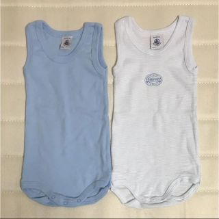 プチバトー(PETIT BATEAU)の【新品未使用】プチバトー 肌着 ロンパース(肌着/下着)