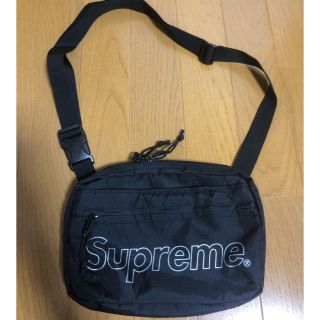 シュプリーム(Supreme)のsupreme shoulder bag 黒(ショルダーバッグ)