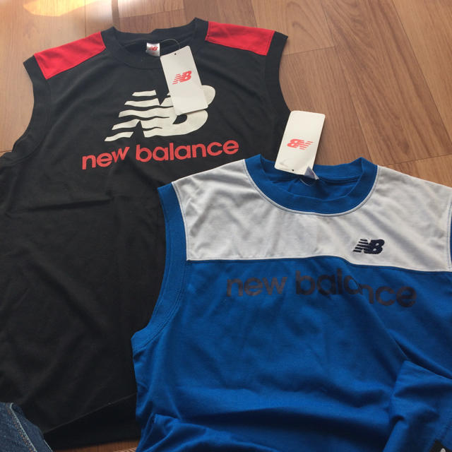 New Balance(ニューバランス)の新品☆new balance タンクトップ160cm 2枚 キッズ/ベビー/マタニティのキッズ服男の子用(90cm~)(Tシャツ/カットソー)の商品写真